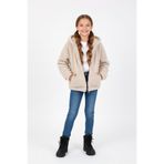 kinderos Kapüşonlu Kız Çocuk Pelüş Mont - 26K 6309