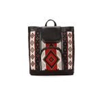 Kindfox Kilim Detaylı Etnik Kadın Sırt Çantası (Beyaz)