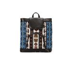 Kindfox Kilim Detaylı Etnik Kadın Sırt Çantası (Mavi)