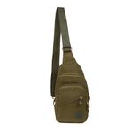 Kindfox NPolo Krınkıl Su Geçirmez Çapraz Omuz Çantası | BodyBag | Freebag | K-2 (Haki)