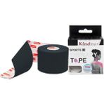 Kindmax Sporcu Bandı Kinesio Tape Siyah Renk - Standart