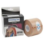 Kinesio Tape, Ağrı Bandı, Sporcu Bandı 5x5 cm - Bej