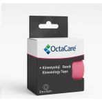 Kinesiyoloji Bandı & Kinezyo Sporcu Ağrı Bandı Pembe - 5cm x 5mt