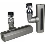 KINETEX 360° Oynar Başlıklı, 4 Fonksiyonlu Geniş Şelale Perlatör Musluk Ucu, KTX-3288 Model, Siyah