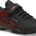 KINETIX 3F BRUNO J TURF 3PR COCUK SPOR AYAKKABI SIYAH,KIRMIZI 30/35 Siyah-Kırmızı