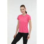 Kinetix Bisiklet Yaka Pembe Kadın Kısa Kol T-shirt