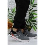 Kinetix Calton Pu Gri Siyah Rahat Hafif Erkek Spor Ayakkabı