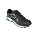 KİNETİX Erkek Siyah Gri Cilt Kalın Taban Outdoor Spor Ayakkabı
