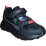 Kinetix Helıum J 1fx Cırtlı Çocuk Spor Ayakkabı(32-37) - Siyah-Kırmızı - 34