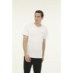 Kinetix M-SN234 Bsc Raw Edge 4fx Beyaz Erkek Kısa Kol T-Shirt - 2XL