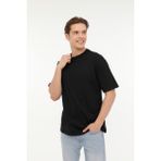 Kinetix MB 11BS102 4FX Siyah Erkek Kısa Kol T-Shirt