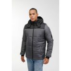 Kinetix ml Arny-C Coat 3pr Gri Erkek Kısa Kaban - Gri - Siyah
