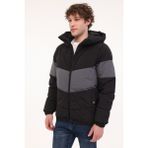 Kinetix ml Bagx Coat 4pr Siyah Erkek Kısa Kaban - 2XL - Antrasit - Siyah