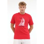 Kinetix ml Etcor 11MRN200 5fx Kırmızı Erkek Kısa Kol T-Shirt - 2XL