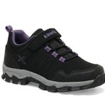 Kinetix Sher 3PR Siyah Mor Kız Çocuk Outdoor Ayakkabı
