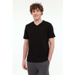Kinetix Siyah Erkek Kısa Kol T-Shirt MB PAM V 11SN221 5FX