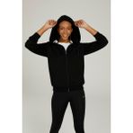 Kinetix SN85 Basic Full Zıp Hoodı Siyah Kadın Eşofman Üstü - XS