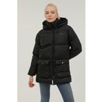 Kinetix W-Bella Coat 2PR Siyah Kadın Kaban