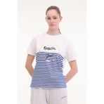 Kinetix Wl Betıa 11BT263 5fx Mavi Kadın Kısa Kol T-Shirt