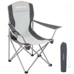 King Camp Katlanır Siyah-Gri Outdoor Sandalye