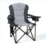 King Camp KingCamp Juniper Bel Destekli Ultra Konforlu XL Kamp Sandalyesi L.Grey