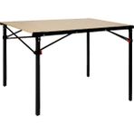 King Camp Kingcamp Slate Xl Alüminyum Katlanır Kamp Masası Wood - 107x70 - Siyah