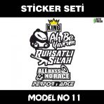 King Coklu Araba Arka Cam Yazisi - Sticker Araba Cam Bagaj Uyumlu Et,Ket Kask Motosiklet Dolap Cam Uyumlu Yapiskan