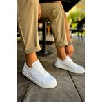 King Crow MN979 - Santoni CRT Spor Erkek Ayakkabı BEYAZ