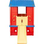 King Kids İki Kapılı Kaydıraklı Kırmızı Oyuncak Ev