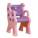 King Kids Kral Pembe Lila Sandalye