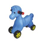 King Kids Mavi Tekerlekli Truva At