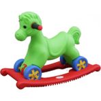 King Kids Yeşil Sallanan Truva At