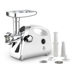 King KKM692 Beefy Kıyma Makinesi 800W - Çelik Bıçak, 3 Disk, Sucuk & Köfte Aparatı, Ters Fonksiyon