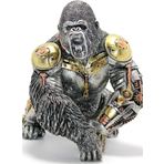 King Kong Goril Steampunk Canavar Biblo Polyester Heykel Steampunk Şık Tasarım Güç