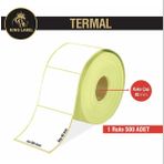 King Label Termal Barkod Etiket 60x40mm 1 Rulo 500'LÜ Sarım - 60 x 40 mm