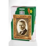 King Of Puzzle Atatürk Portre 3000 Parça Puzzle