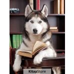 King Of Puzzle Kitap Okuyan Husky 1000 Parça Puzzle