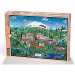 King Of Puzzle Türkiye Minyatürleri - Bolu - Nasuhi Hasan Çolpan Ahşap 1000 Parça Puzzle