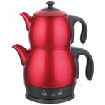 King P-315R Lea Kırmızı Çay Makinesi