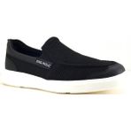 King Paolo F1182 Erkek Ss Loafer Keten Ayakkabı - Siyah - Siyah