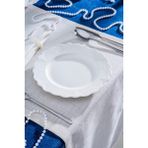 King Servis Tabağı - 23 cm - 280 ml - Beyaz