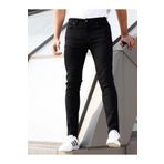 KING SEZAR Erkek Slim Fit Likralı Kot Pantolon Siyah Kot Pantolon pamuklu kot pantolon