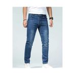 KING SEZAR Mavi Likralı Slim Fit Erkek Jean Erkek Kot Pantolon