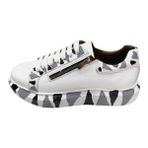 King Shoes Büyük Numara Beyaz Erkek Ayakkabı