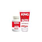 King Size 1200 Mg Erkeklere Özel Deneyim Veren 30 Lu ve 50 ml Krem Bir Arada