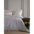 King Size Franny Bej Elegance Saten Nevresim Takımı