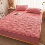 King Size Lastikli Çarşaf 200x220+30cm Süper Yumuşak Pamuklu Yatak Örtüsü Çarşafı Ekstra Derin Yataklar için Rahat Nefes Alabilir ve Derin 30 cm Lastikli Çarşaf