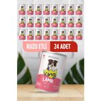 King Sos İçerisinde Et Parçacıklı Kuzu Etli 24x400 gr Köpek Konserve Maması