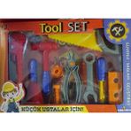 King Toys Oyuncak Tamir Seti Eğitici Oyuncak Vidalama Seti 10 Parça - Renkli