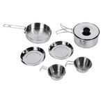 KingCamp Backpacker Silver 2 Kişi Yemek Set